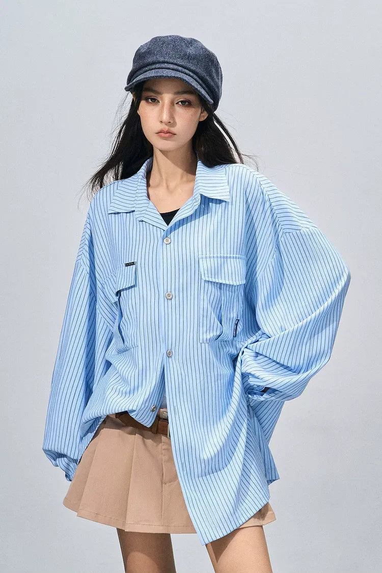Vintage Striped Relaxed Shirt