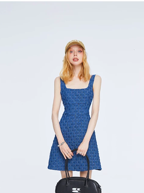 Denim A-Line Dress
