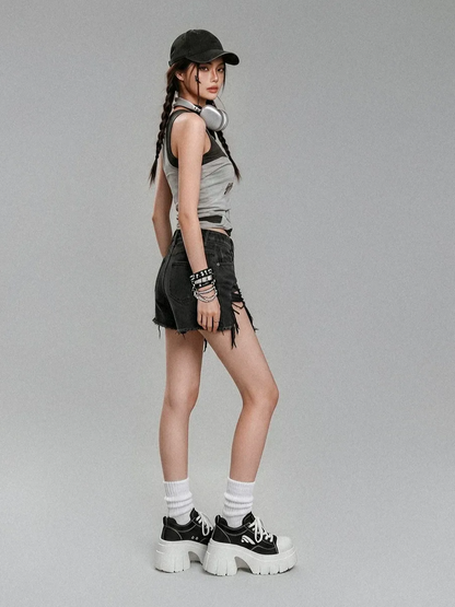 Chunky Platform Canvas Shoes