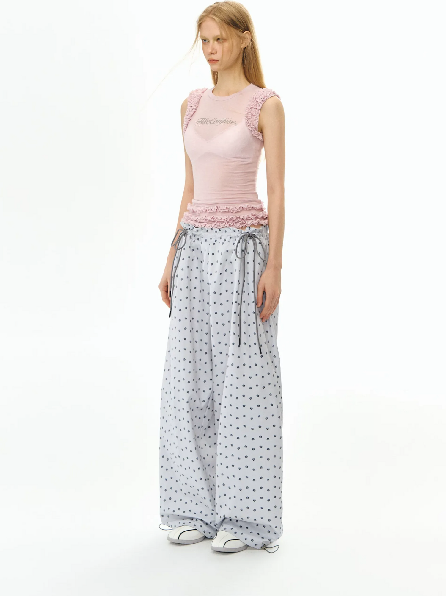 Layered Ruffle Knit Tee