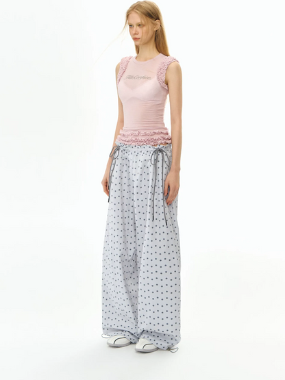 Layered Ruffle Knit Tee