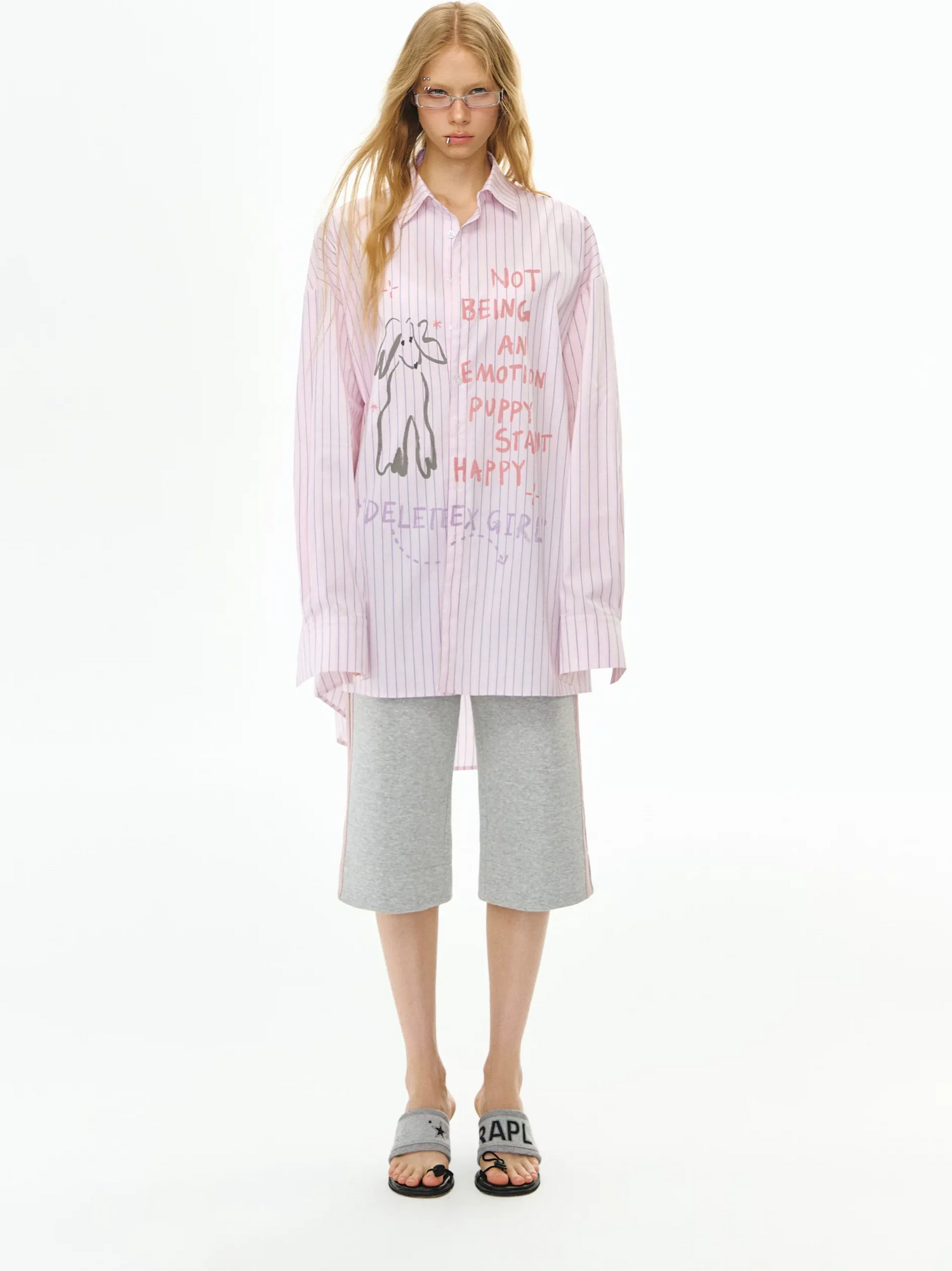 Printed Stripe Shirt