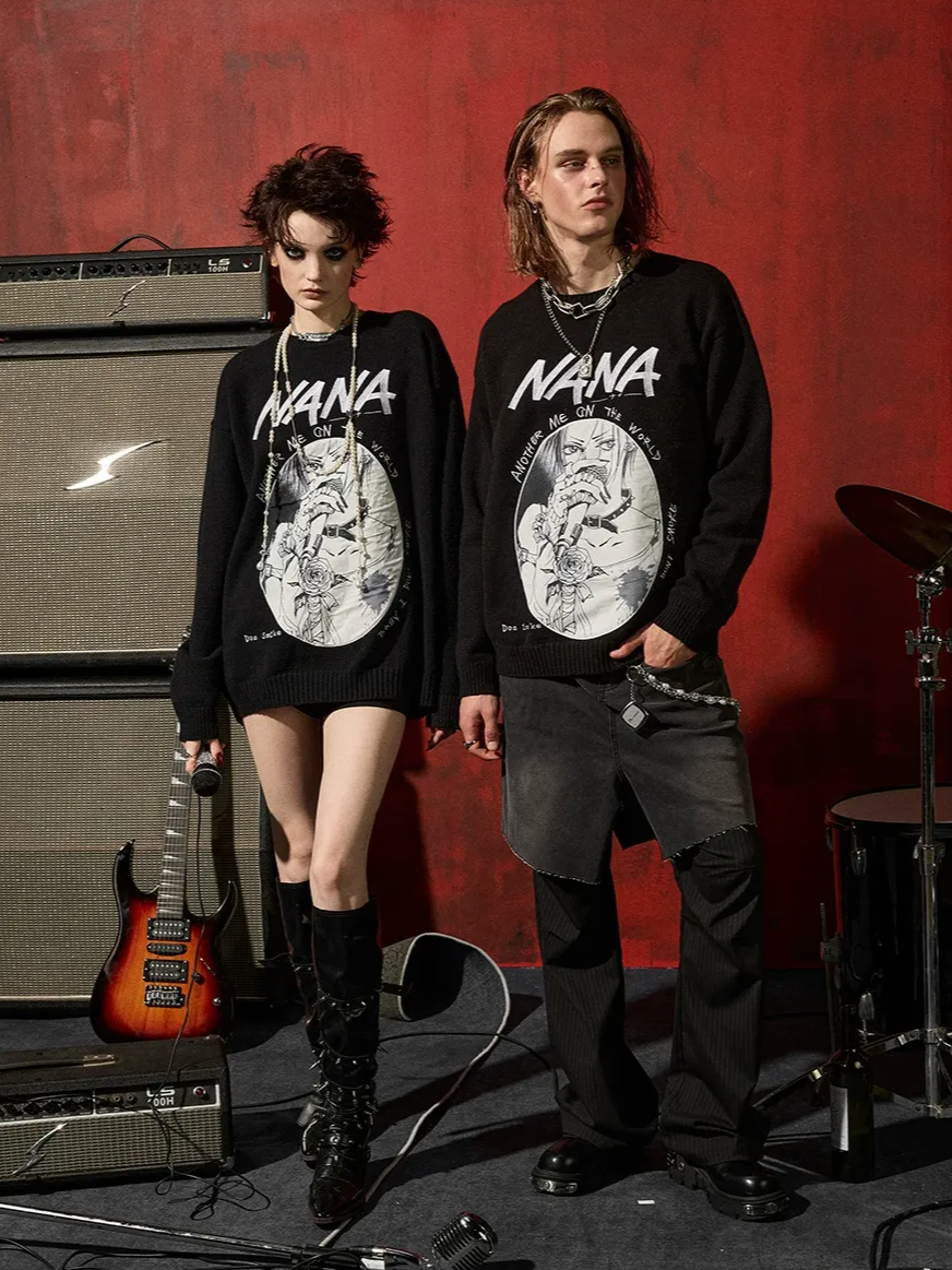 DSM X NANA Appliqué Crewneck Sweater