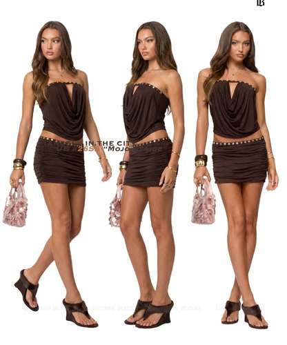 Faux Horsehair Wedge Thong Sandals