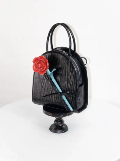 Handcrafted Ceramic Flower Bag