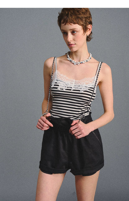 Striped Lace Camisole
