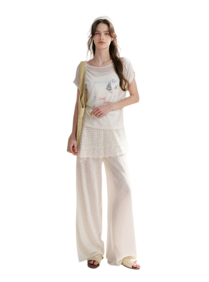 Tencel Linen Knit Pants
