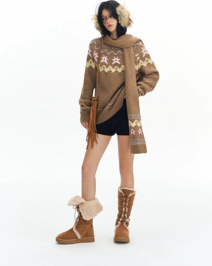 Fair Isle Wool Sweater