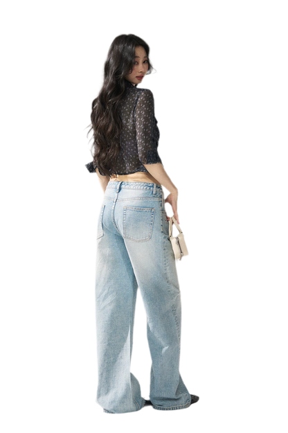 Floral Sheer Tie Shirt