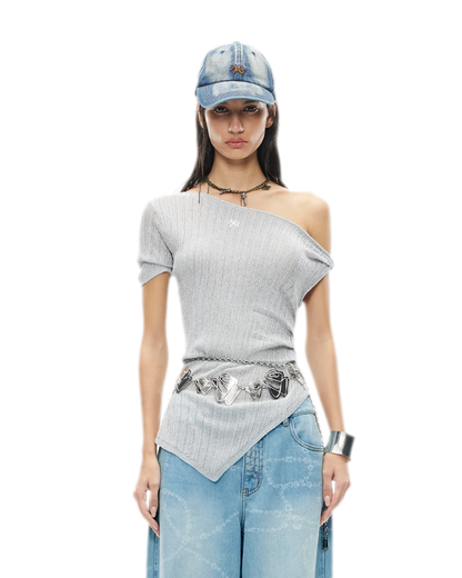 Venus Asymmetrical Knot Tee