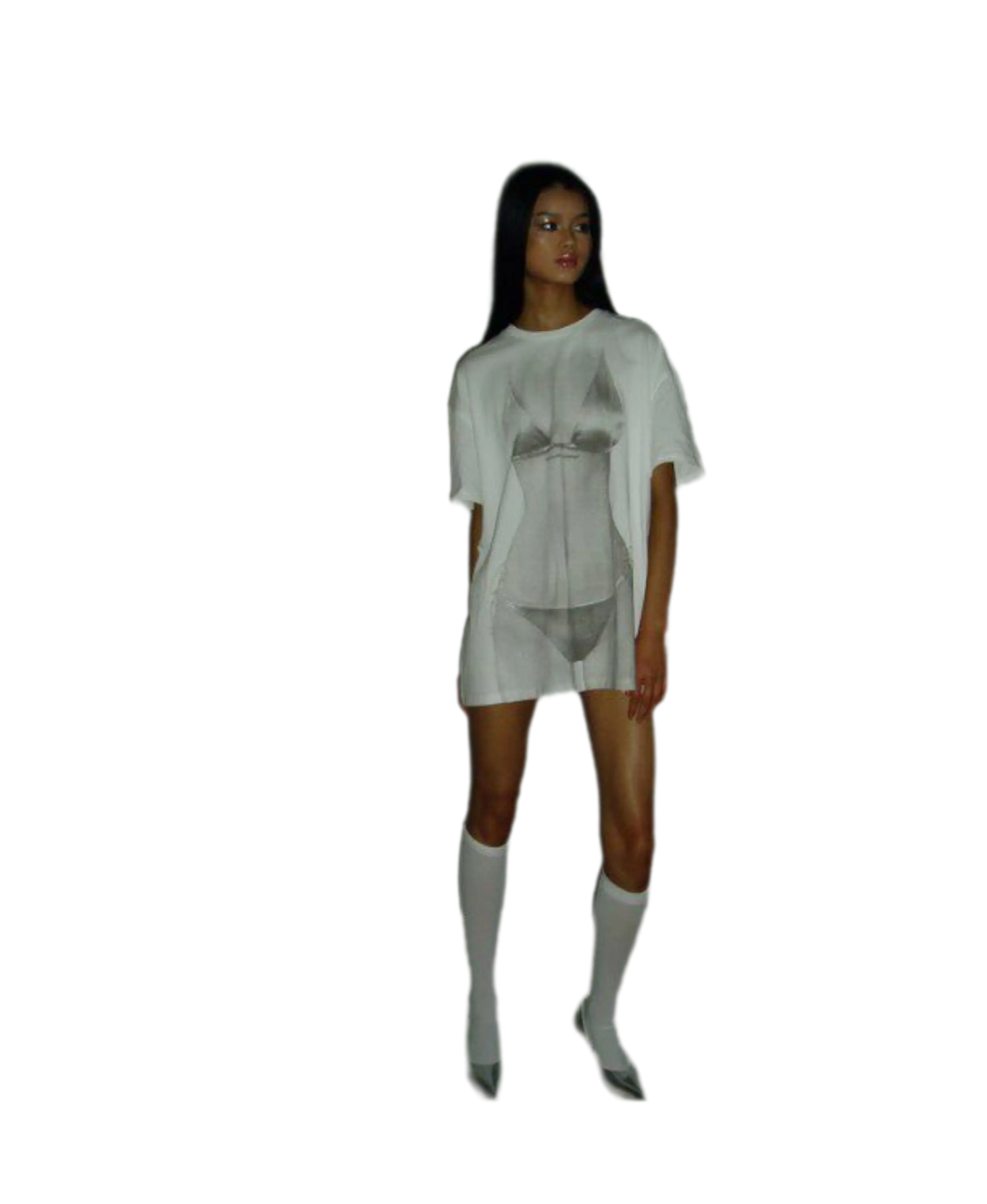 Bikini Illusion Cotton Tee