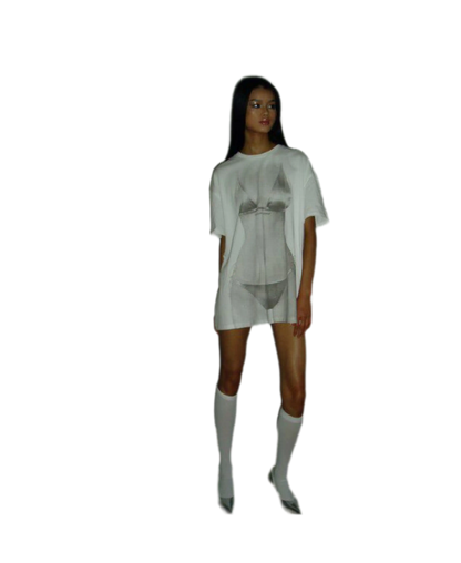 Bikini Illusion Cotton Tee