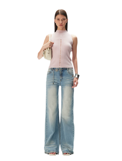 Ribbed Knit Slim Tank