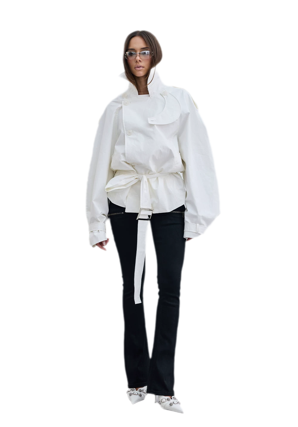 Waxed Trench Coat