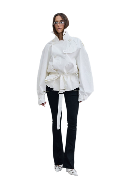 Waxed Trench Coat