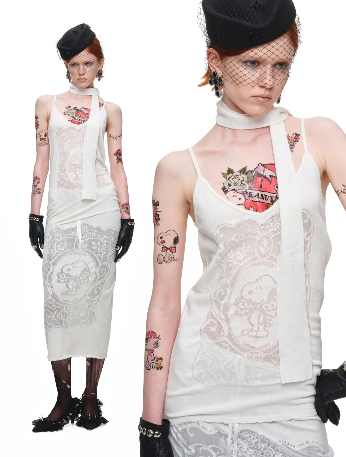 Burnout Graphic V-Neck Camisole