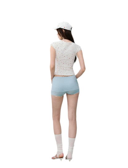 Printed Mesh T-Shirt