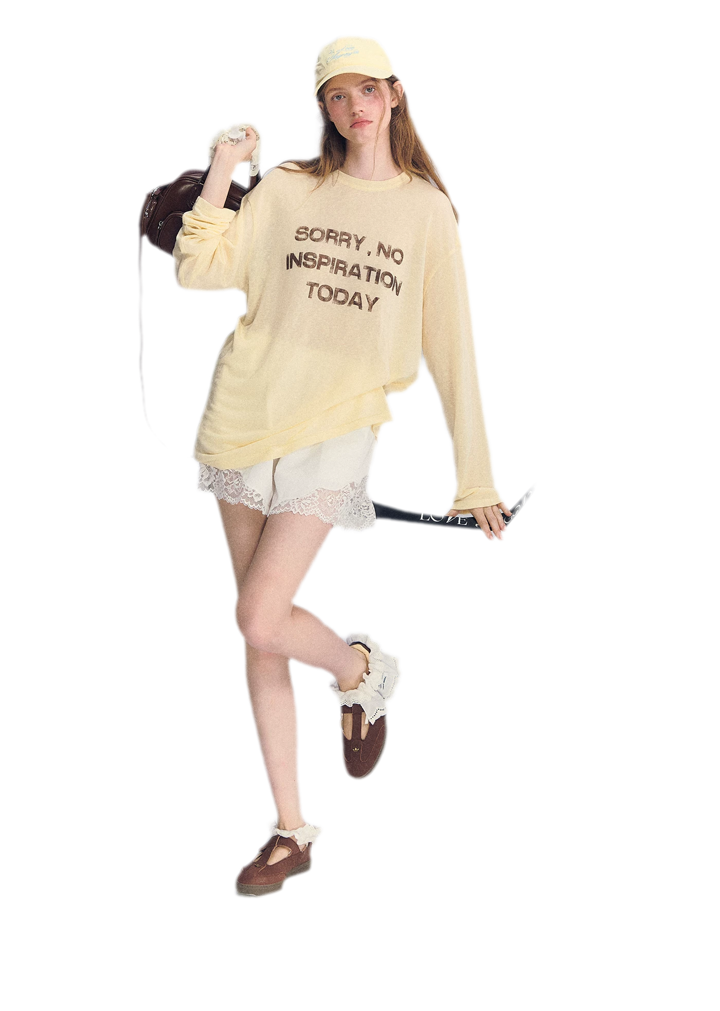 Lyocell Print Long Sleeve Top