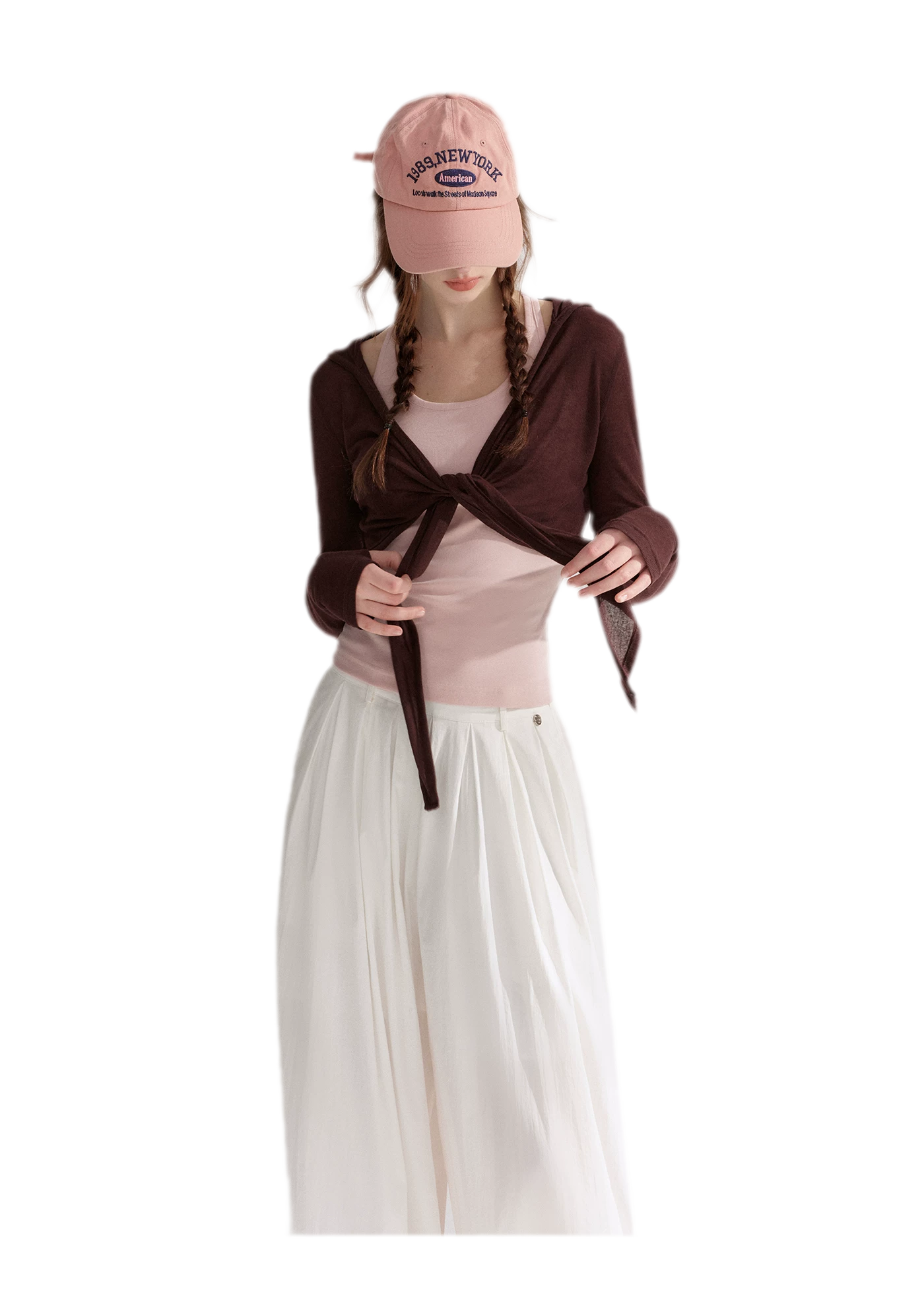 Tie Front Shrug Tank