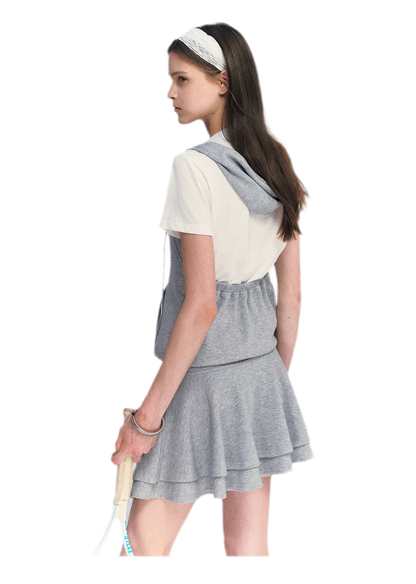 Hooded Romper Dress