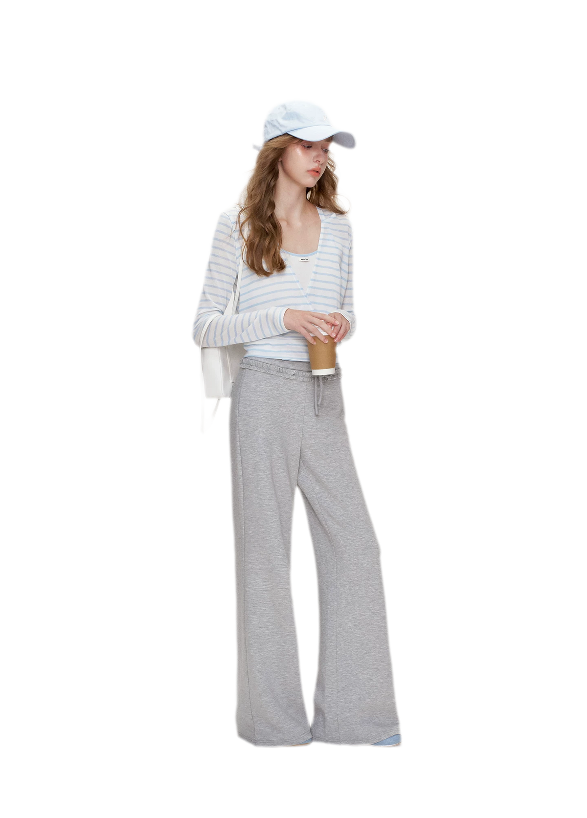 Wrap V-Neck Knitwear Set