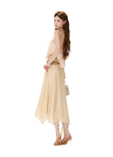CYNR Beaded Halter Pleated Set – view 11