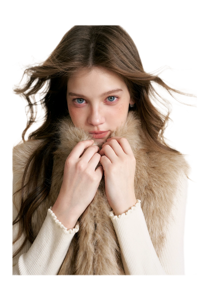 Eco Faux Fur Vest