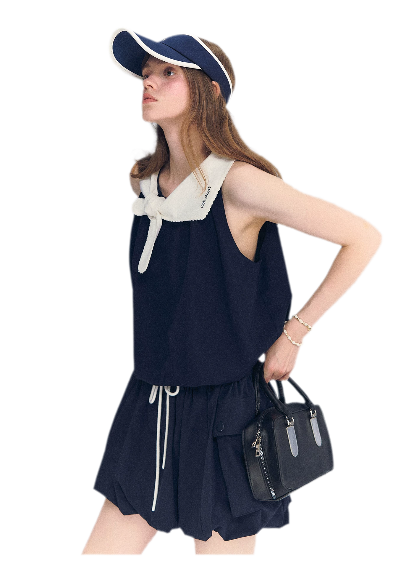 Rabbit Ear Peplum Top