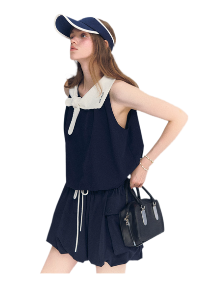 Rabbit Ear Peplum Top