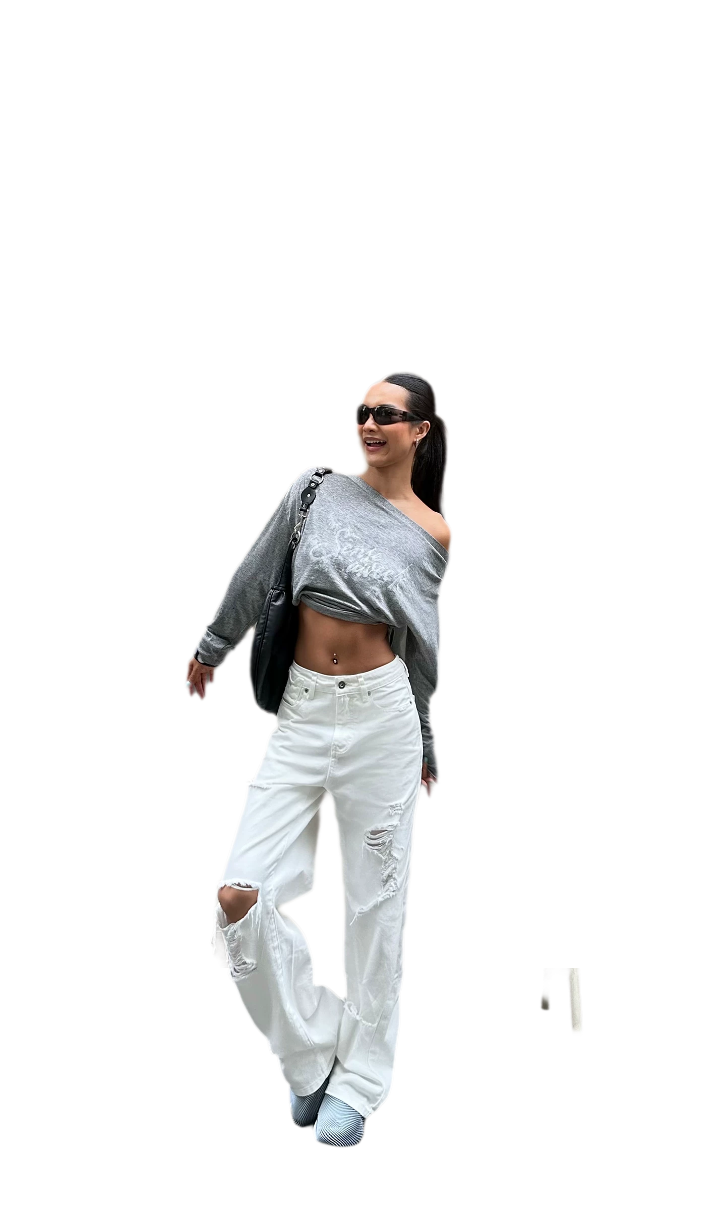Pleated Off-Shoulder Top