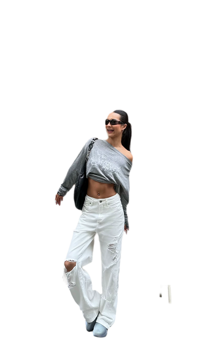 Pleated Off-Shoulder Top