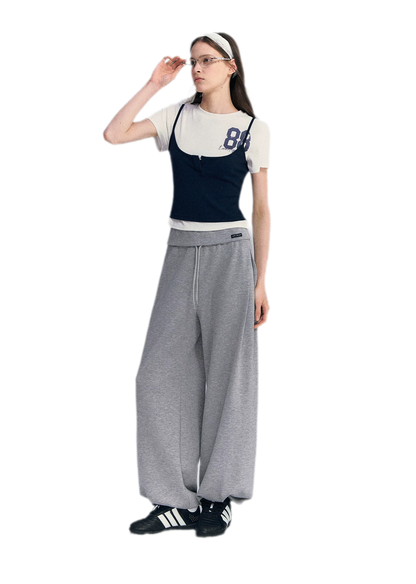 Modal Lantern Leg Pants