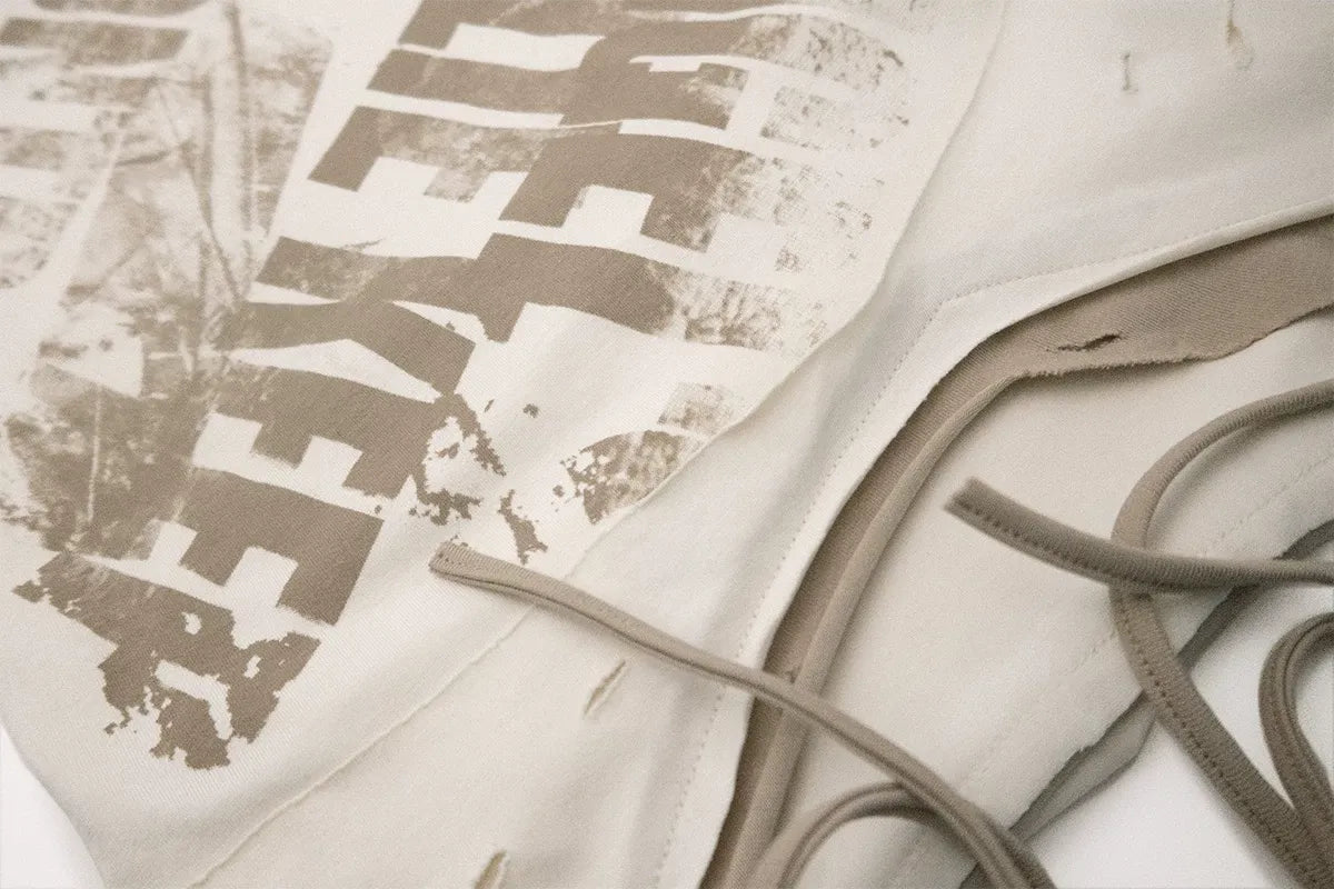 Asymmetric Graffiti T-Shirt