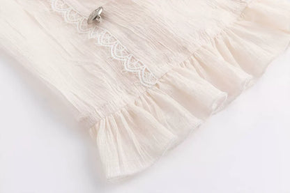 Gothic Ruffled Chiffon Shirt