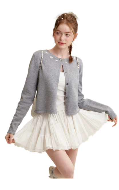 Romantic Lace Puff Skirt