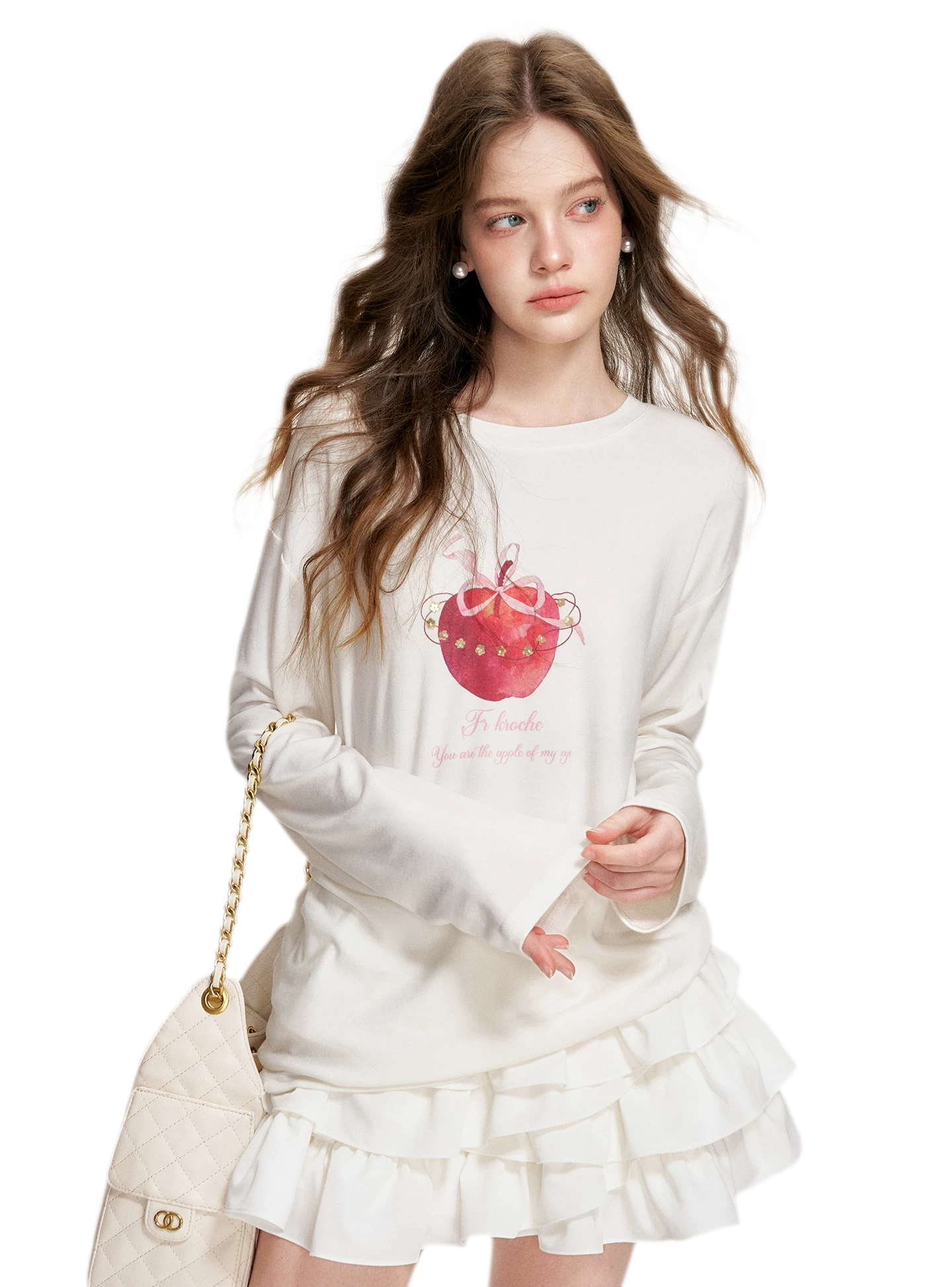 Sequin Apple T-Shirt