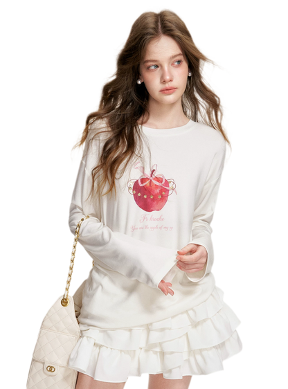 Sequin Apple T-Shirt