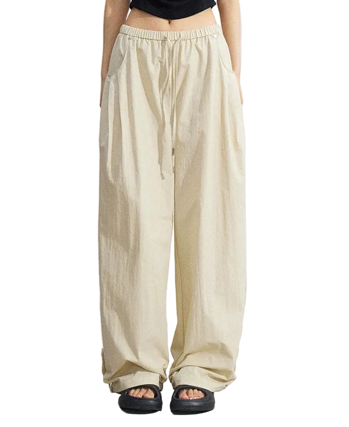 Casual Workwear Wide-Leg Pants