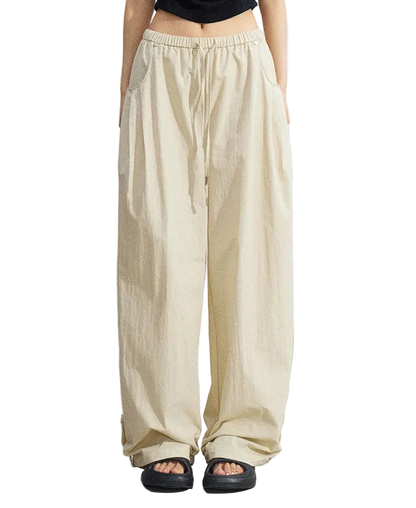 Casual Workwear Wide-Leg Pants
