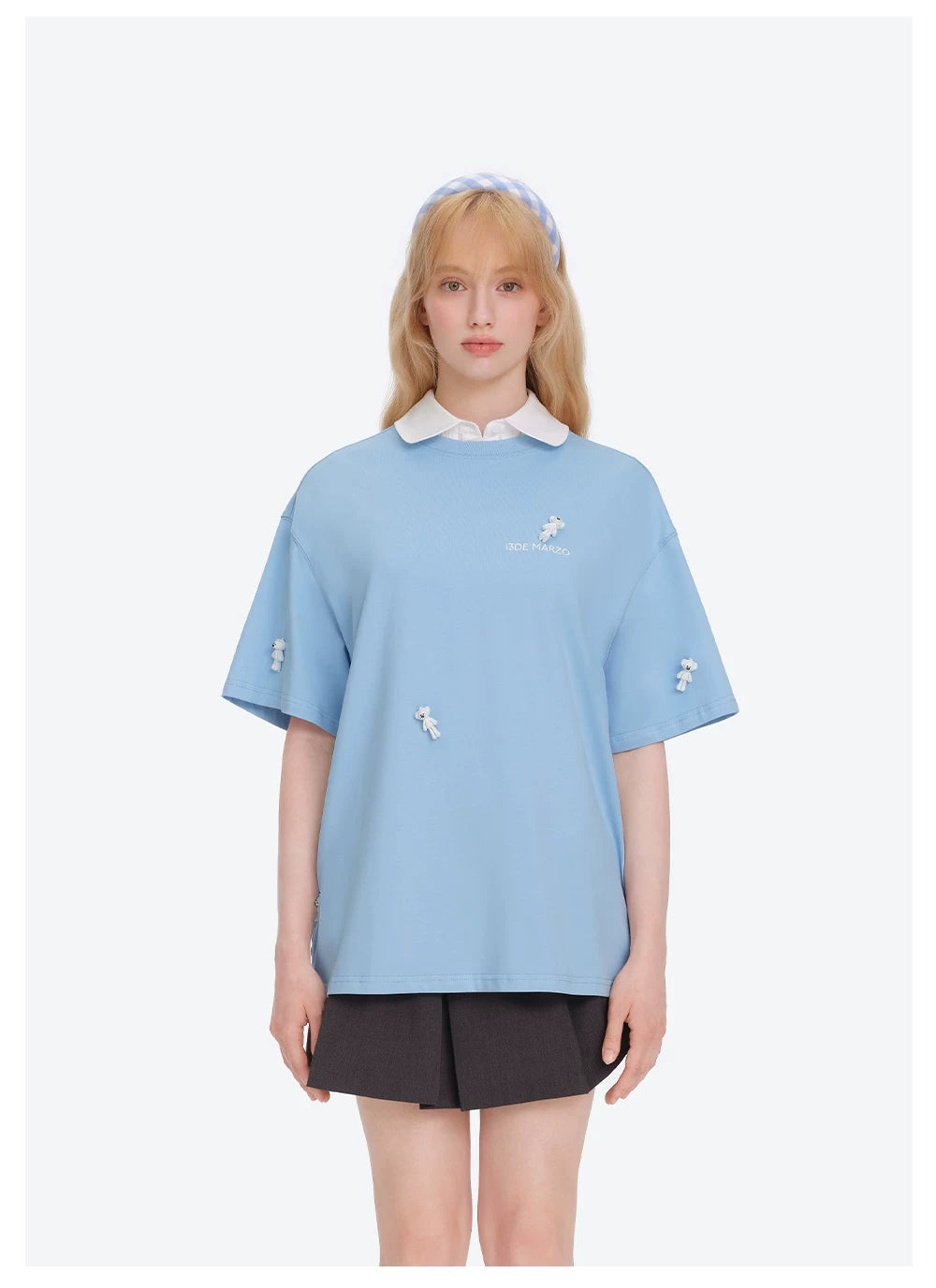 Unisex 2026 Spring/Summer Plush Bear T-Shirt