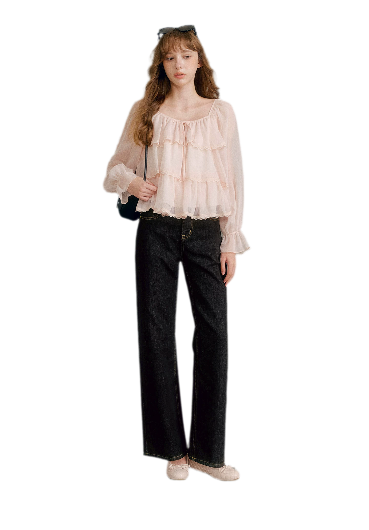 Soft Cotton Straight-Leg Jeans