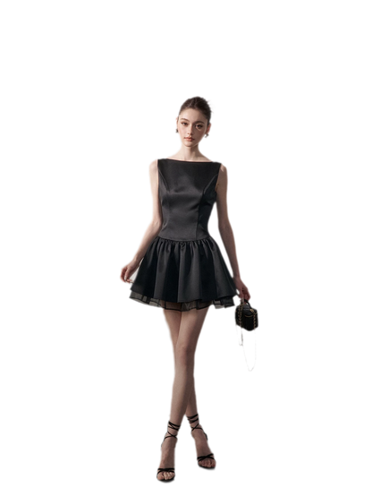 Bow Back Mini Dress