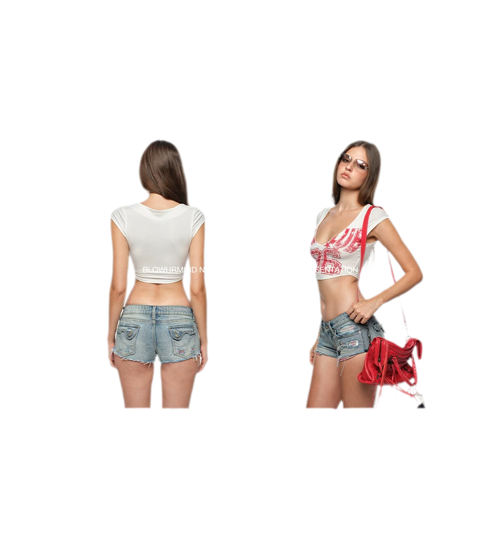 Slim Fit Cropped T-Shirt