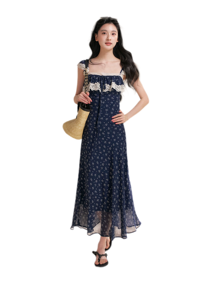 Lace Floral Camisole Dress