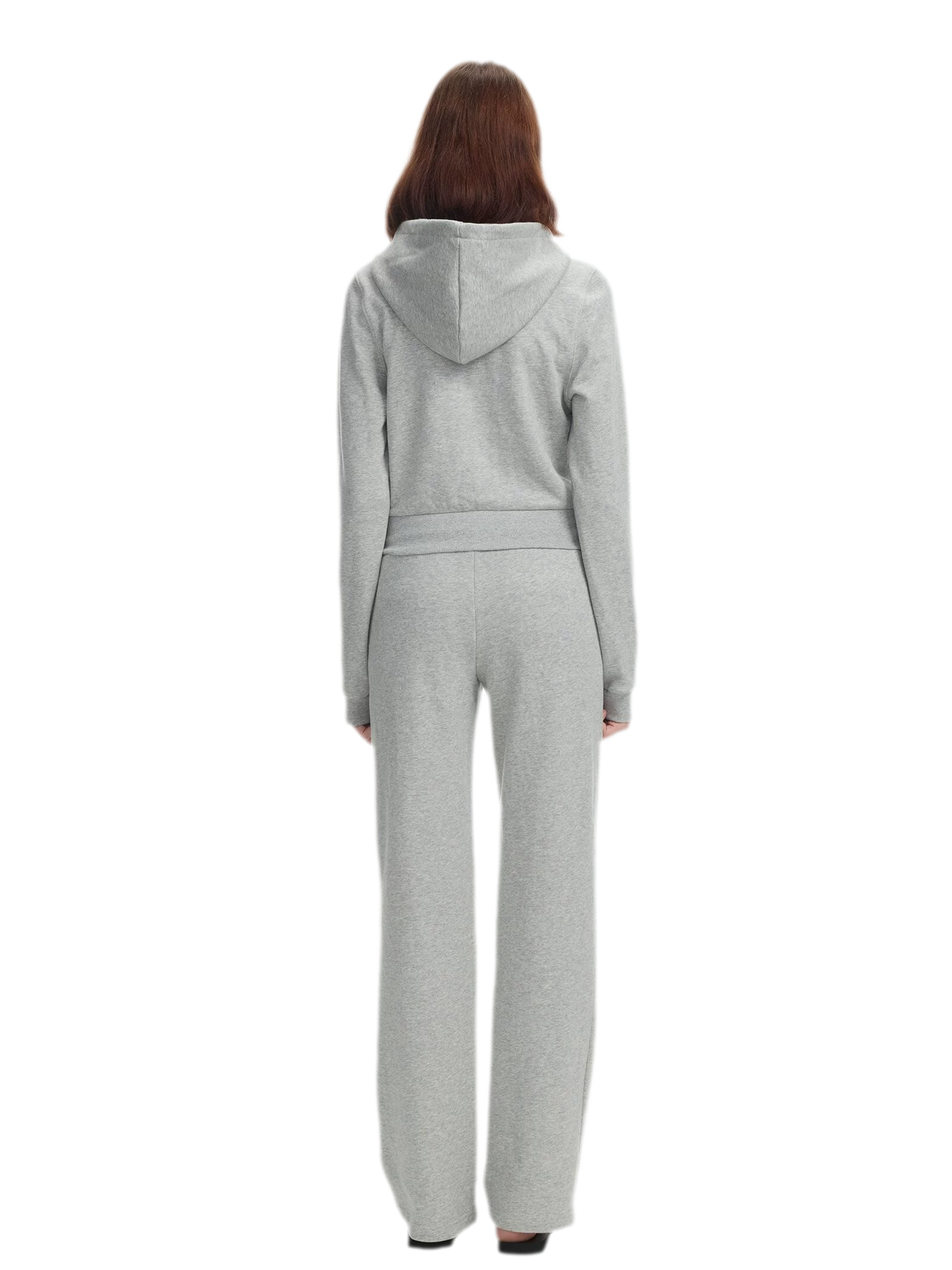 Washed Ribbed Low-Rise Sweatpants
