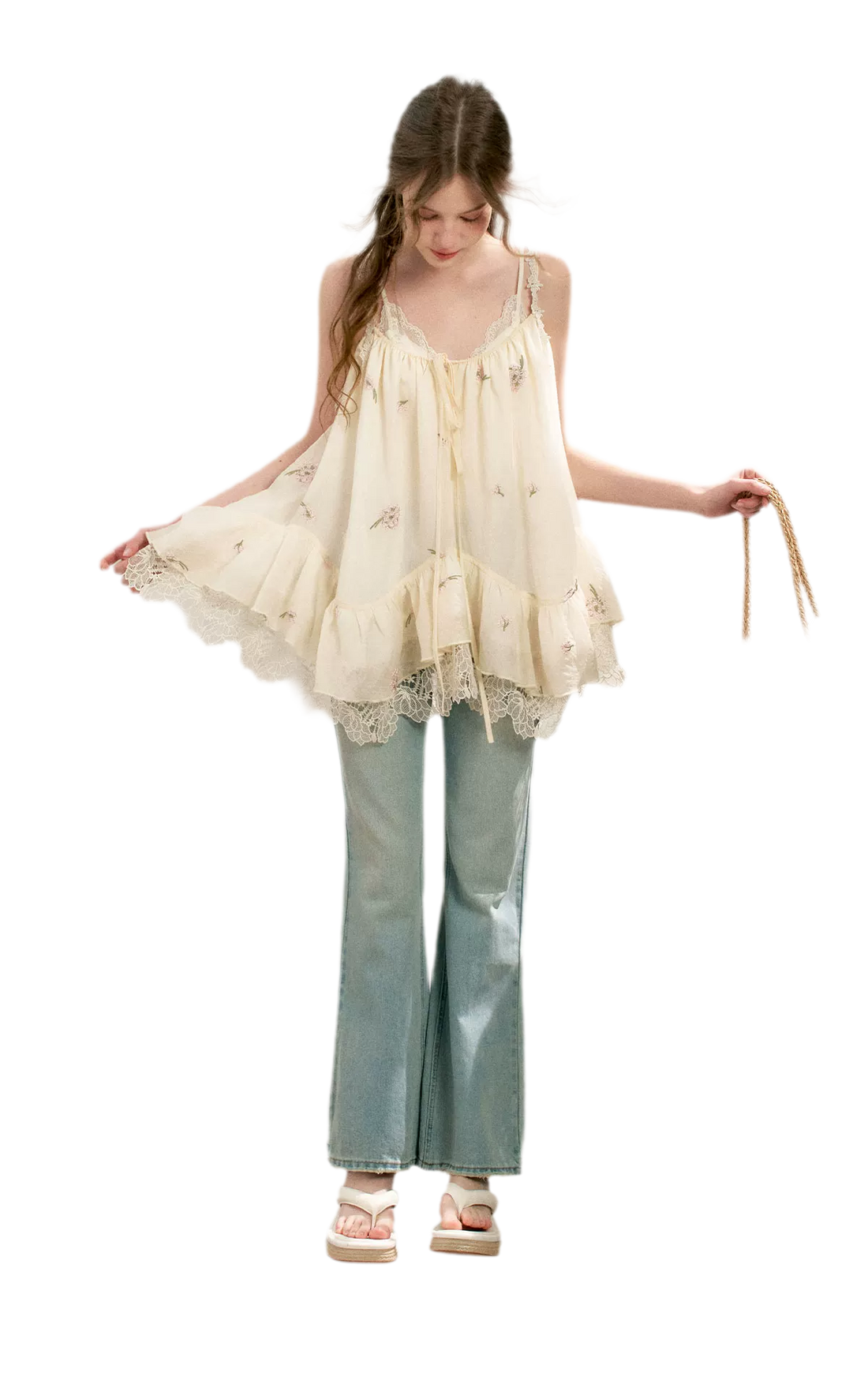 Lace Embroidered Camisole