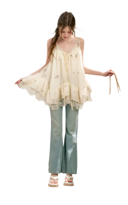 Lace Embroidered Camisole