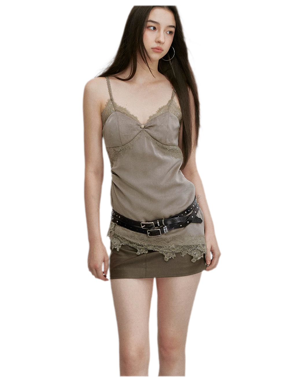 Crushed Lace Cami Top