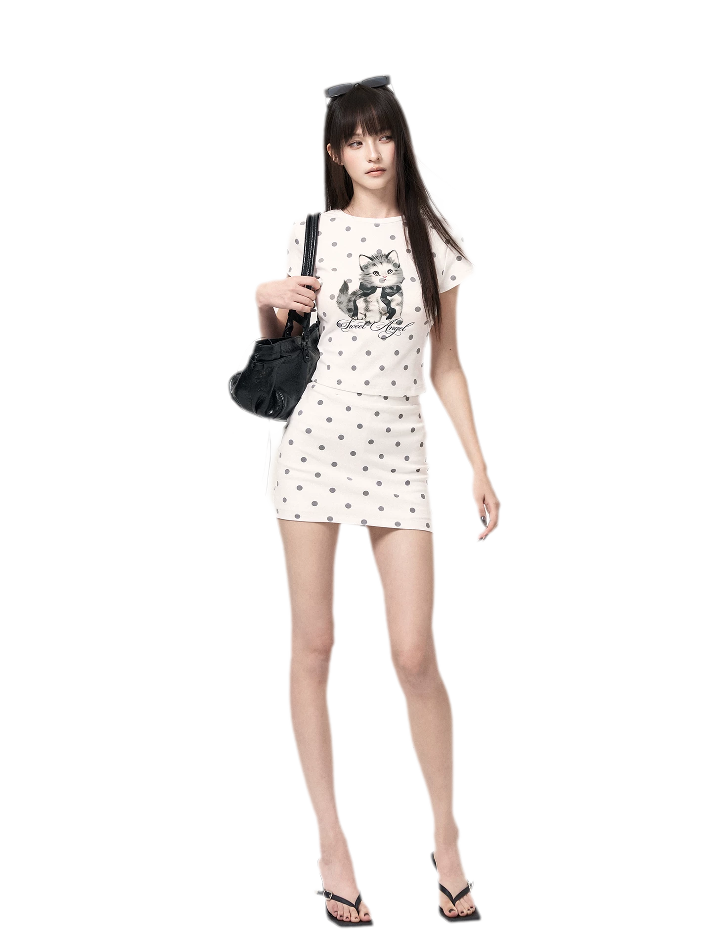 Polka Dot Knit Set