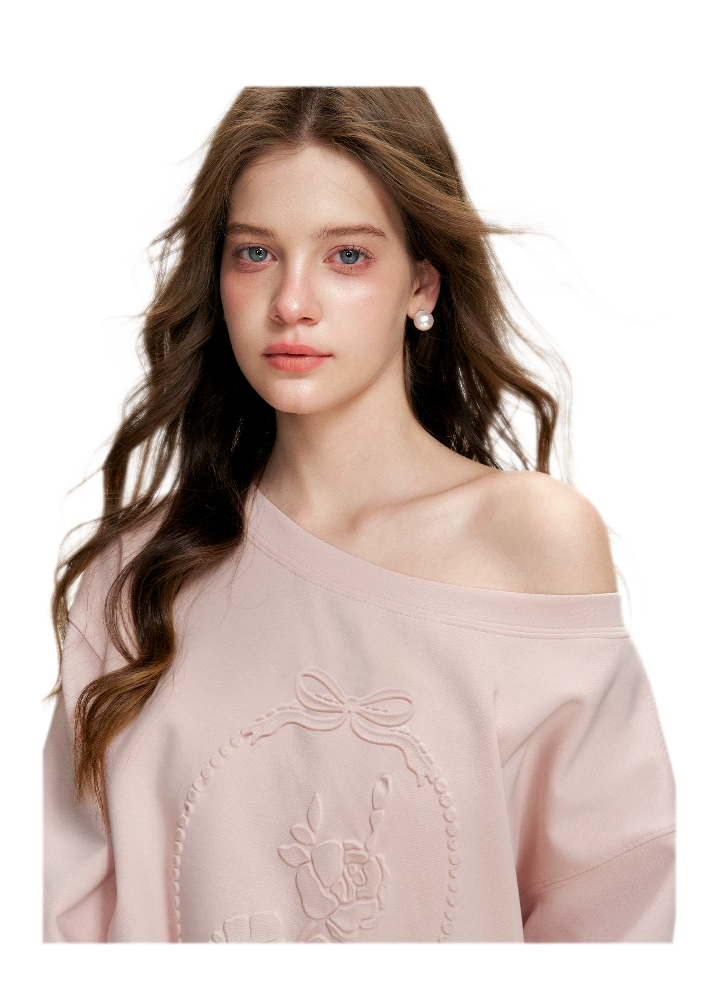 Modal Embossed Sweatshirt